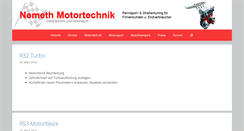 Desktop Screenshot of nemeth-motortechnik.de
